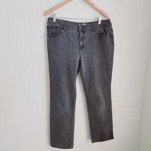 Chicos Grey Jeans Size 1 ( size 8 ) short
